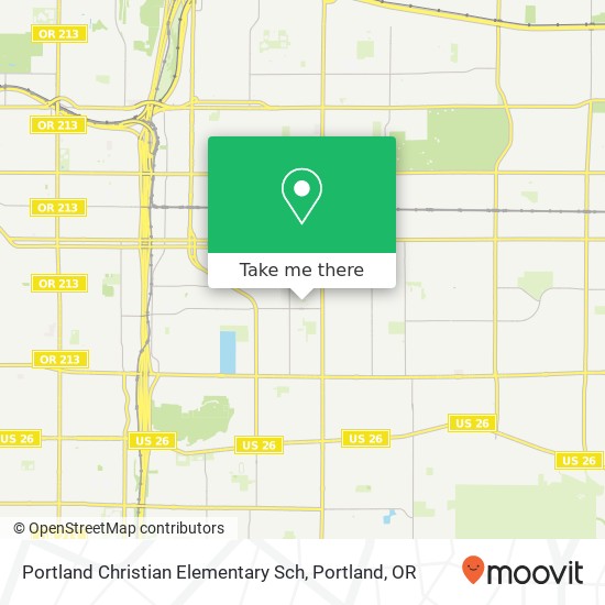 Mapa de Portland Christian Elementary Sch