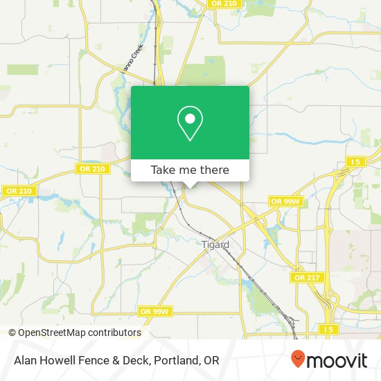 Mapa de Alan Howell Fence & Deck