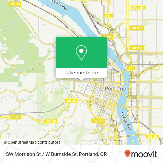 Mapa de SW Morrison St / W Burnside St