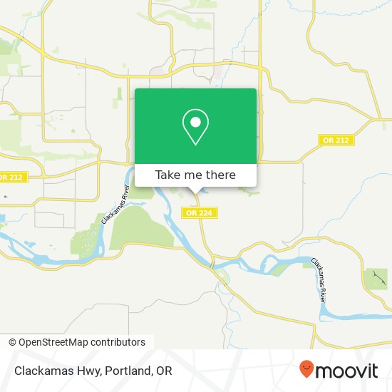 Mapa de Clackamas Hwy