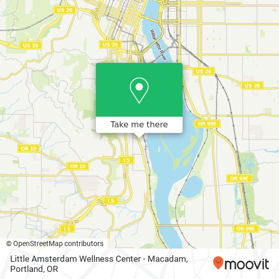 Little Amsterdam Wellness Center - Macadam map