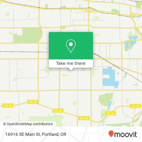 16916 SE Main St map
