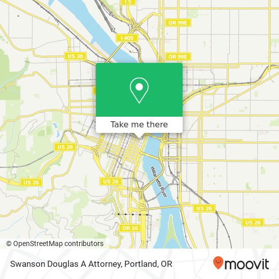 Swanson Douglas A Attorney map