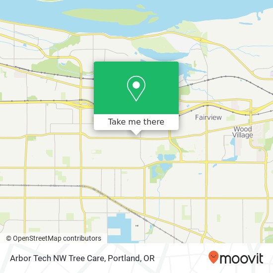 Mapa de Arbor Tech NW Tree Care