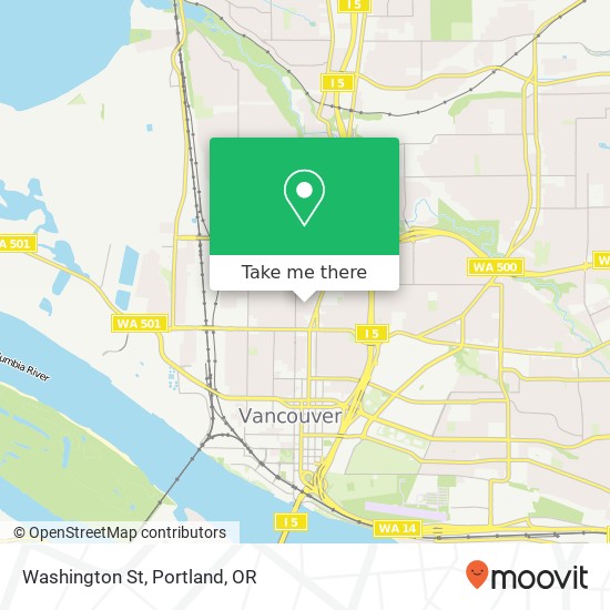Mapa de Washington St