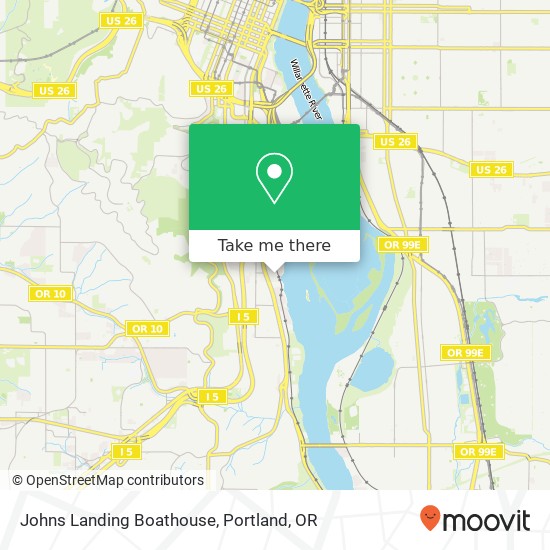 Mapa de Johns Landing Boathouse