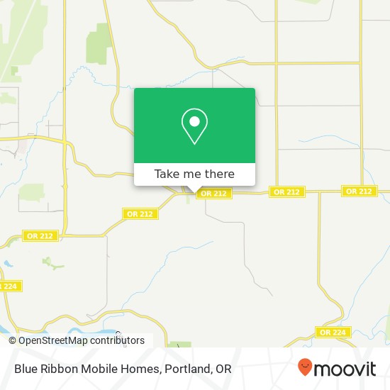 Mapa de Blue Ribbon Mobile Homes