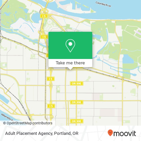 Adult Placement Agency map