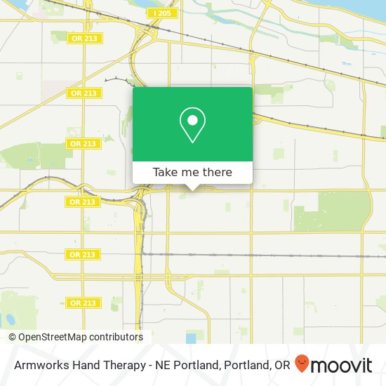 Mapa de Armworks Hand Therapy - NE Portland
