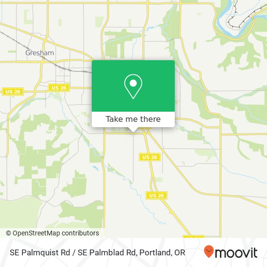 Mapa de SE Palmquist Rd / SE Palmblad Rd