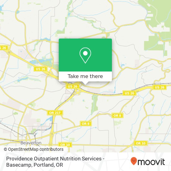 Mapa de Providence Outpatient Nutrition Services - Basecamp