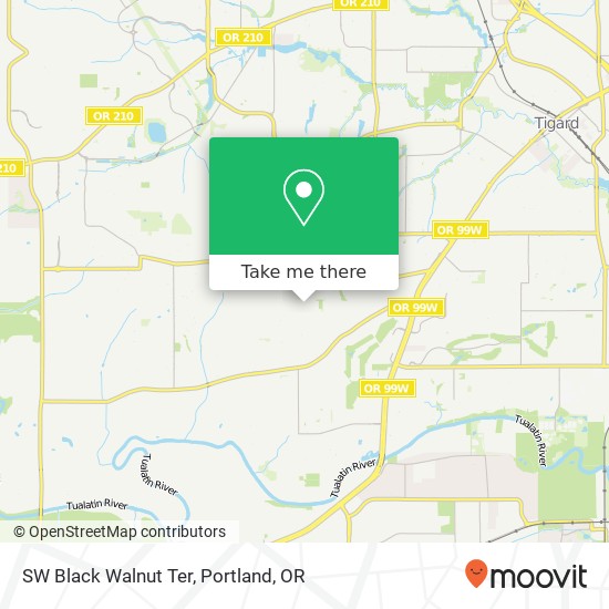 SW Black Walnut Ter map