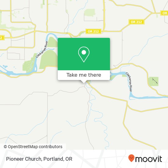 Pioneer Church map