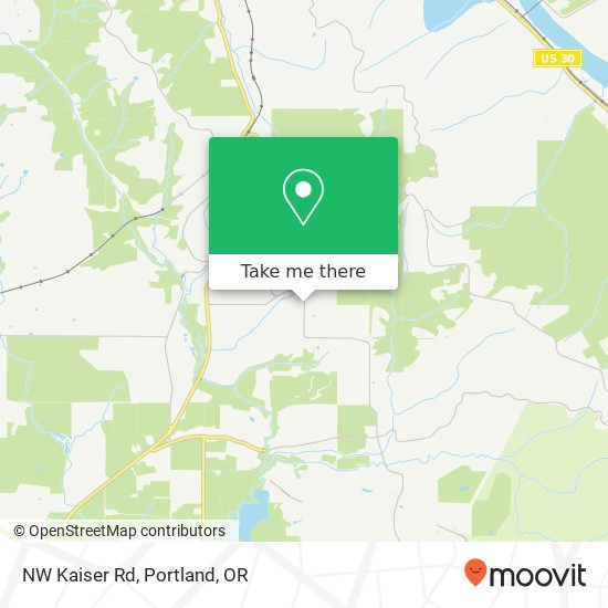 Mapa de NW Kaiser Rd