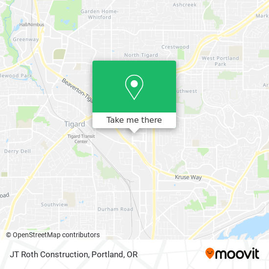 JT Roth Construction map