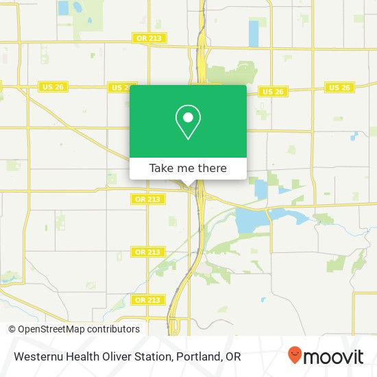 Westernu Health Oliver Station map