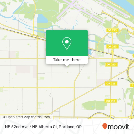 Mapa de NE 52nd Ave / NE Alberta Ct