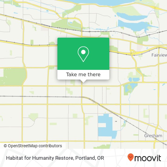 Mapa de Habitat for Humanity Restore