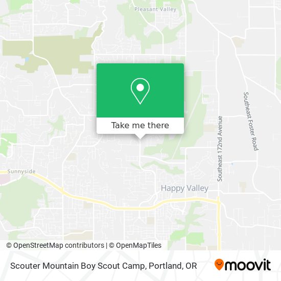 Scouter Mountain Boy Scout Camp map