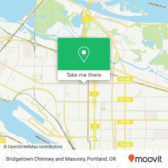 Mapa de Bridgetown Chimney and Masonry