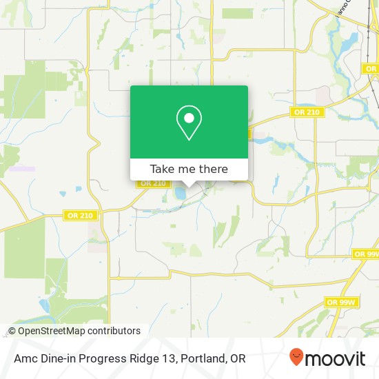 Amc Dine-in Progress Ridge 13 map