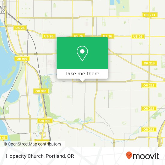 Mapa de Hopecity Church