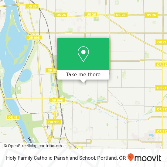 Mapa de Holy Family Catholic Parish and School