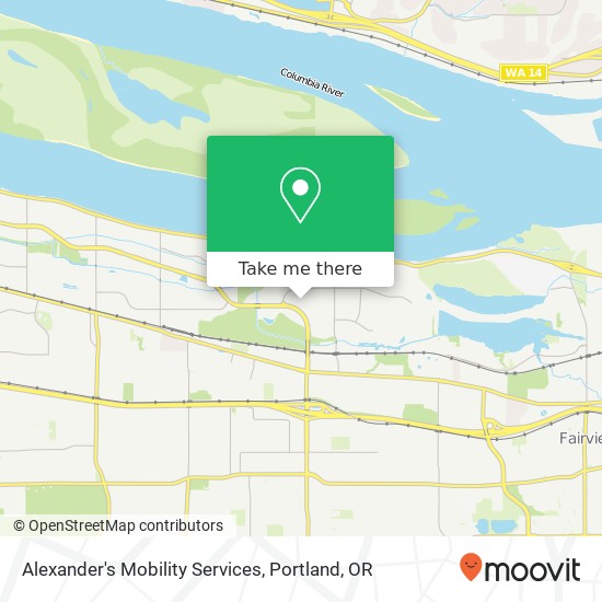 Alexander's Mobility Services map