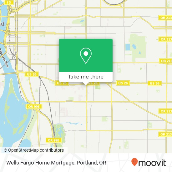 Wells Fargo Home Mortgage map