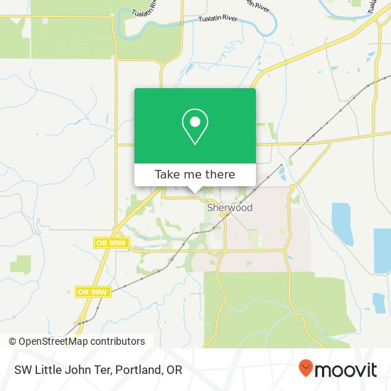 SW Little John Ter map