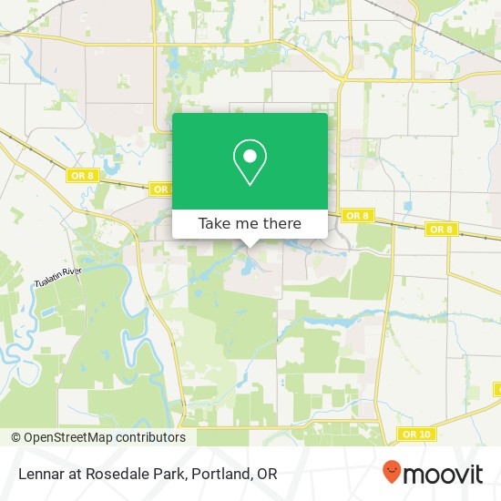 Mapa de Lennar at Rosedale Park