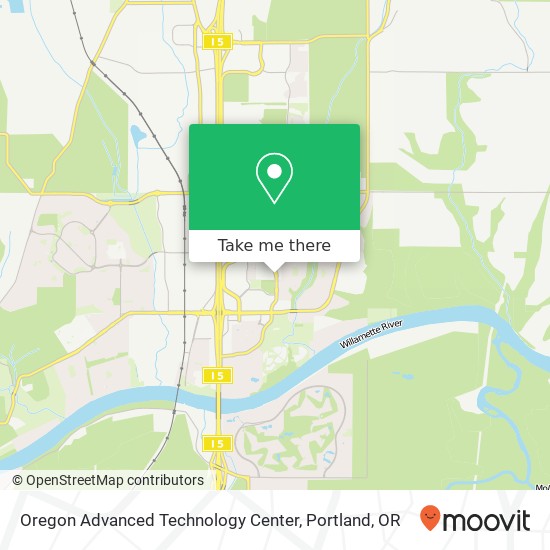 Oregon Advanced Technology Center map