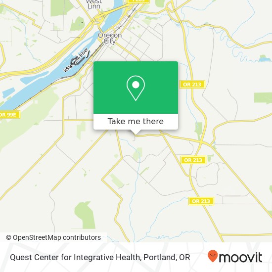 Quest Center for Integrative Health map