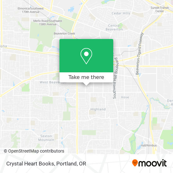 Mapa de Crystal Heart Books