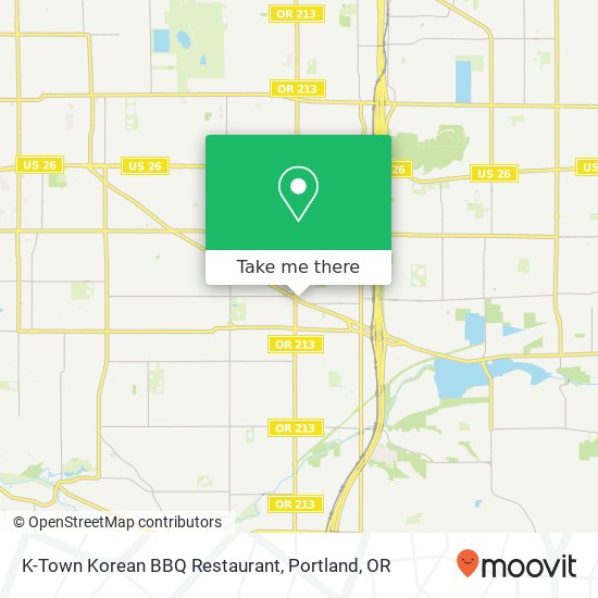 K-Town Korean BBQ Restaurant map