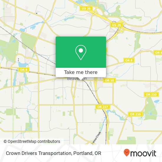 Mapa de Crown Drivers Transportation
