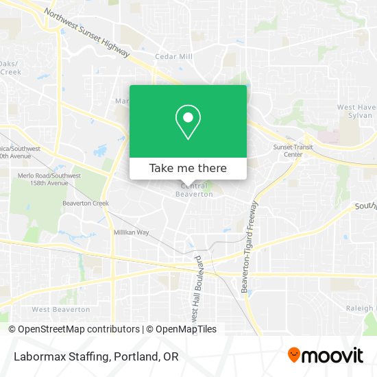 Mapa de Labormax Staffing