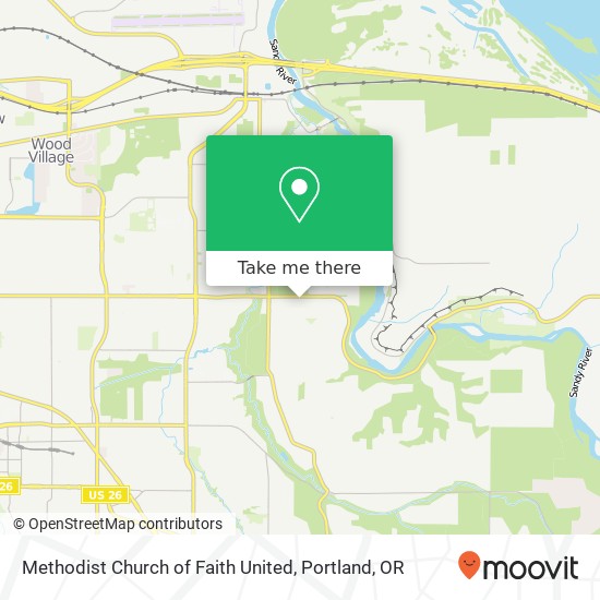 Methodist Church of Faith United map