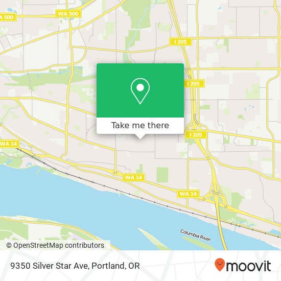 Mapa de 9350 Silver Star Ave