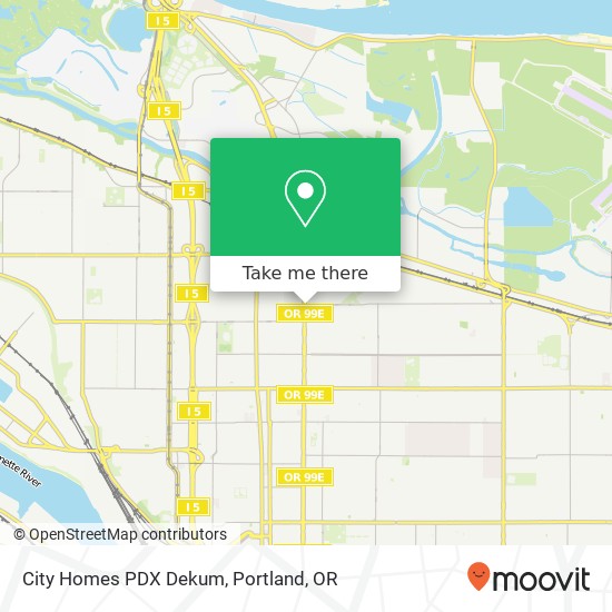 City Homes PDX Dekum map