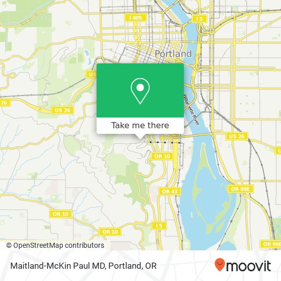 Maitland-McKin Paul MD map