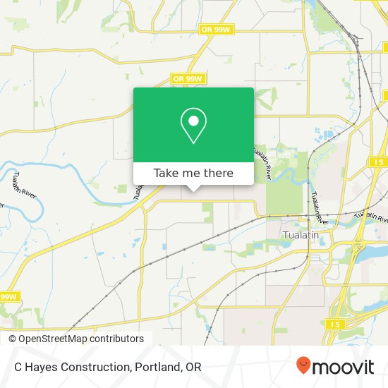 Mapa de C Hayes Construction