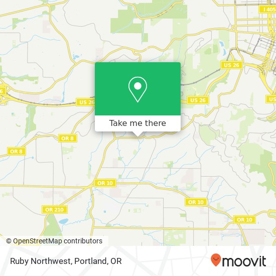 Mapa de Ruby Northwest