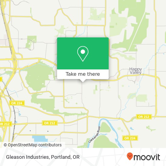 Gleason Industries map