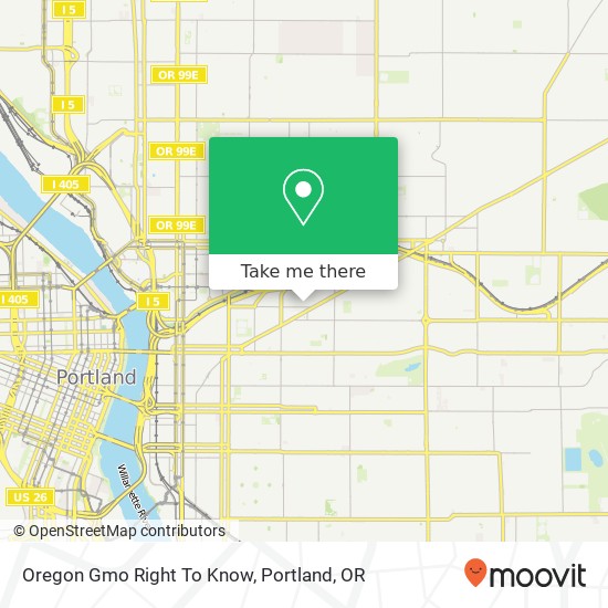 Mapa de Oregon Gmo Right To Know
