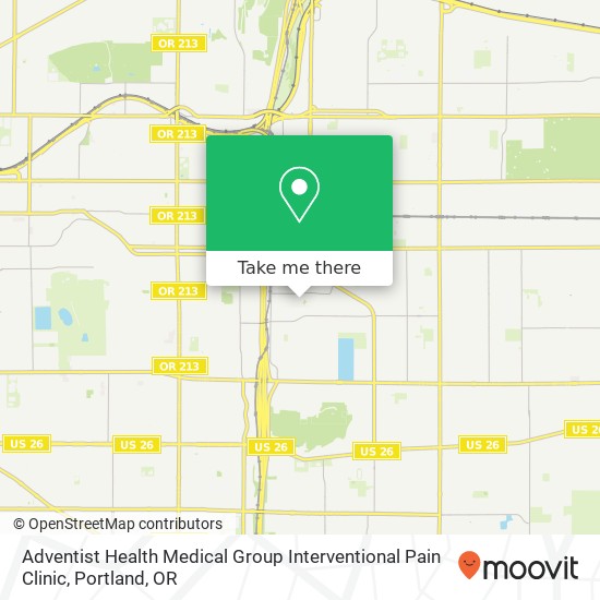 Mapa de Adventist Health Medical Group Interventional Pain Clinic