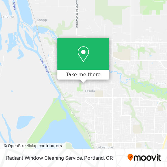 Radiant Window Cleaning Service map