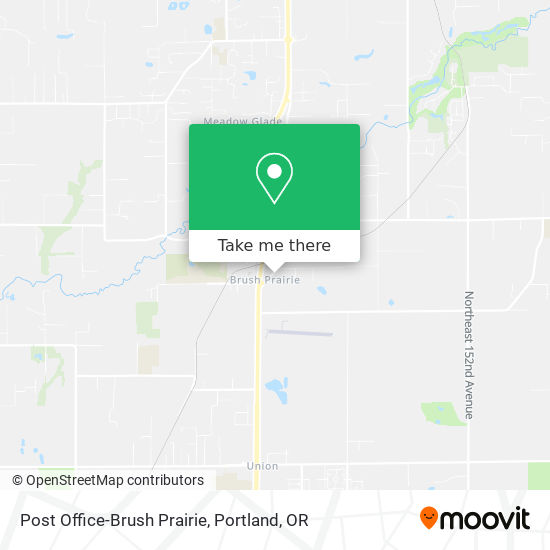 Mapa de Post Office-Brush Prairie