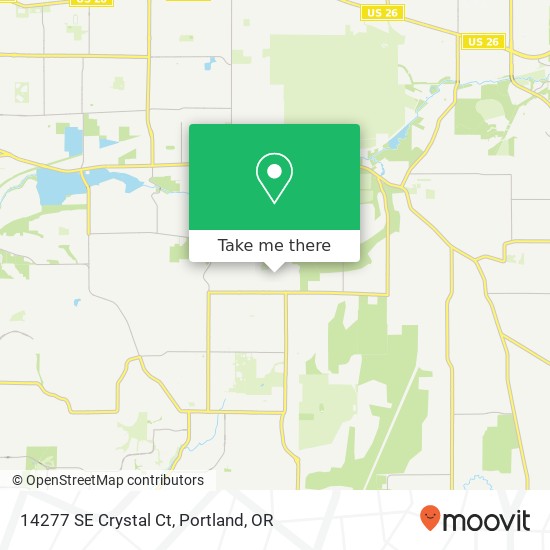 14277 SE Crystal Ct map
