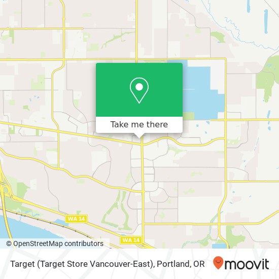 Mapa de Target (Target Store Vancouver-East)